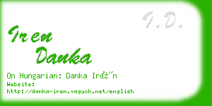 iren danka business card